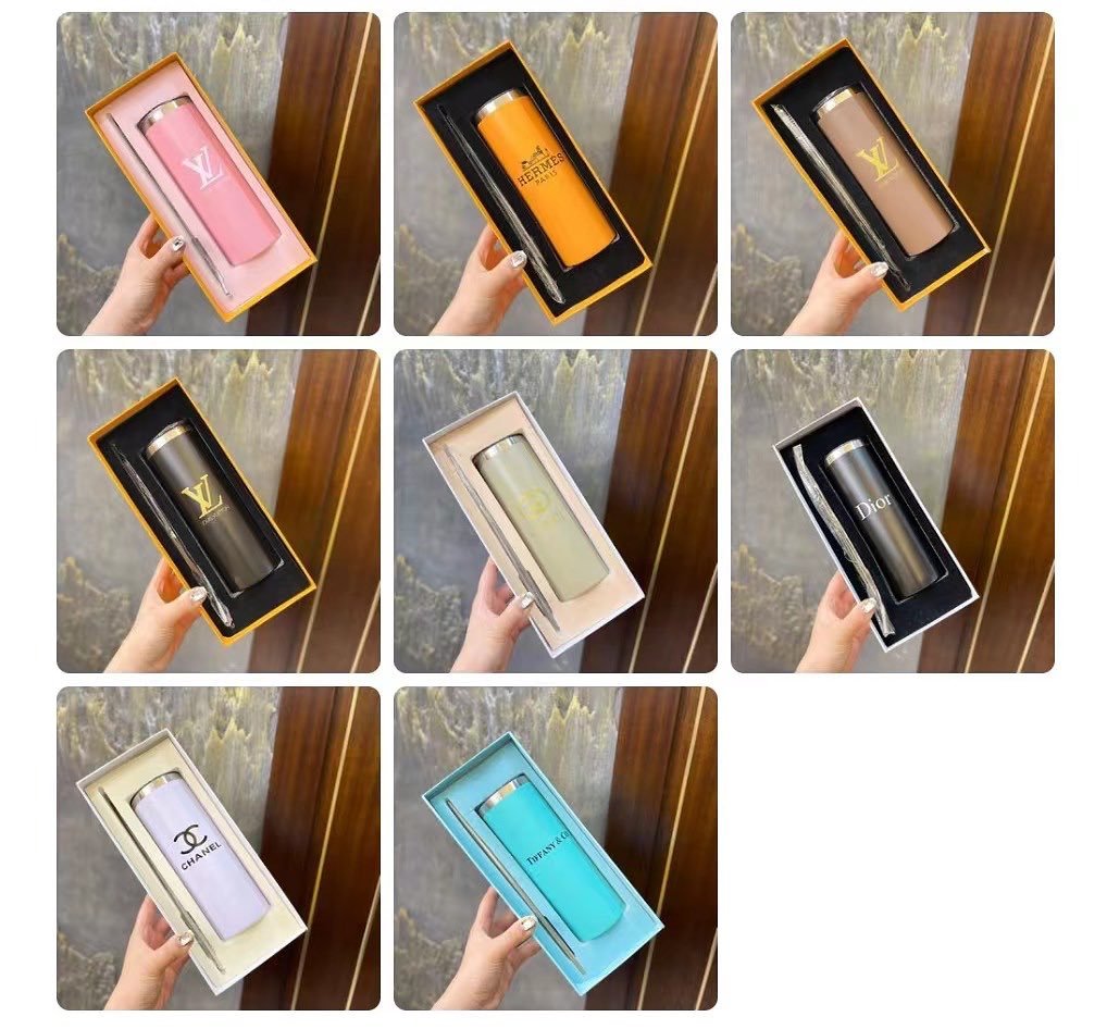 Thermos bottle, Louis, Chanel, , and others. - Image 2 of 2