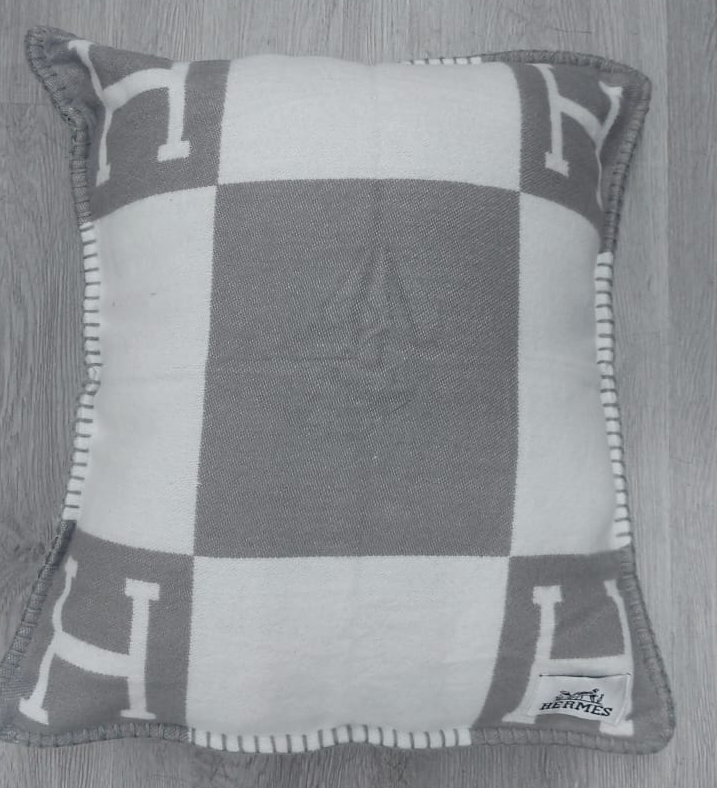 Hermes Wool and Cashmere Small Avalon Pillow - Image 3 of 4
