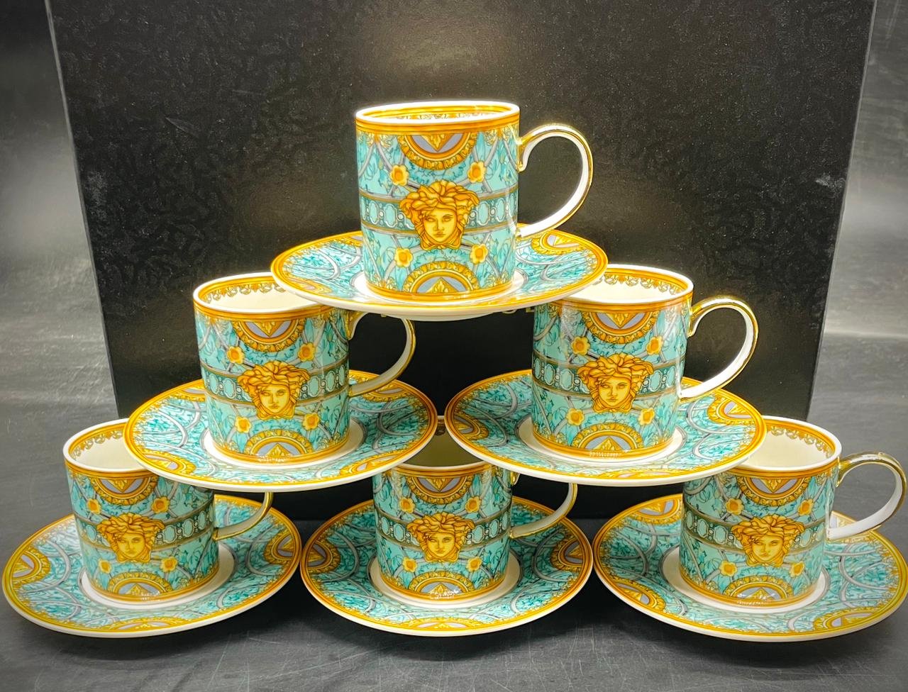 Versace Turkish Coffee set 6 - Image 3 of 3