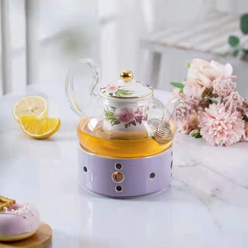 Tea set with tea pot - Image 4 of 4