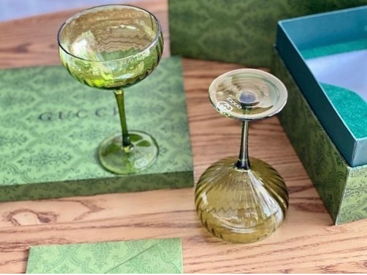 Gucci Vintage set of 2 glasses - Image 4 of 5