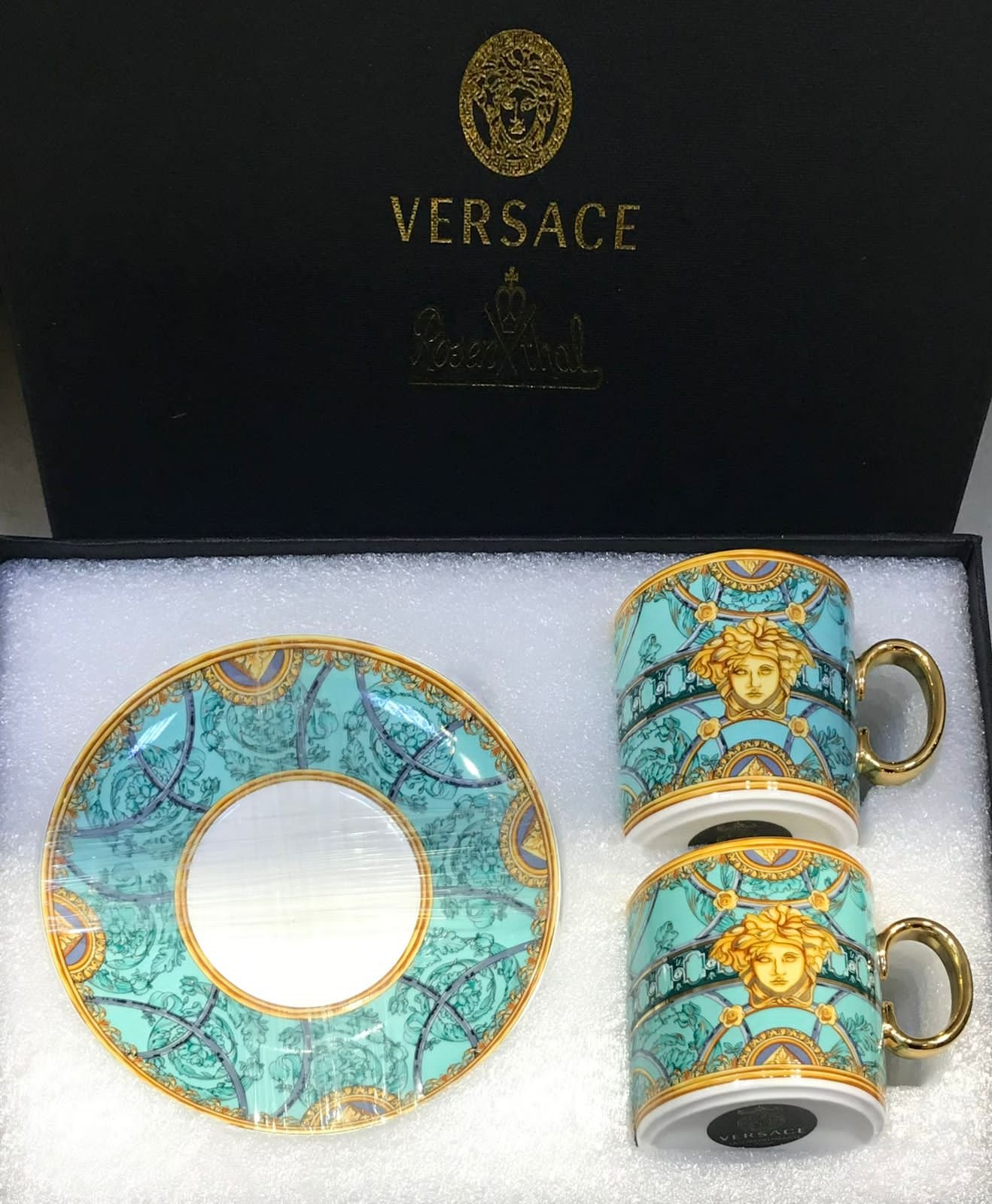 Versace Turkish Coffee cups - Image 3 of 3
