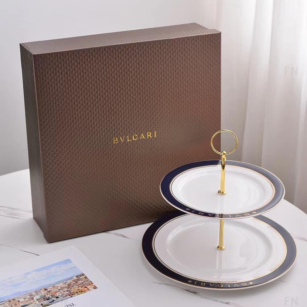 Bvlgari Sweets stand of two tires