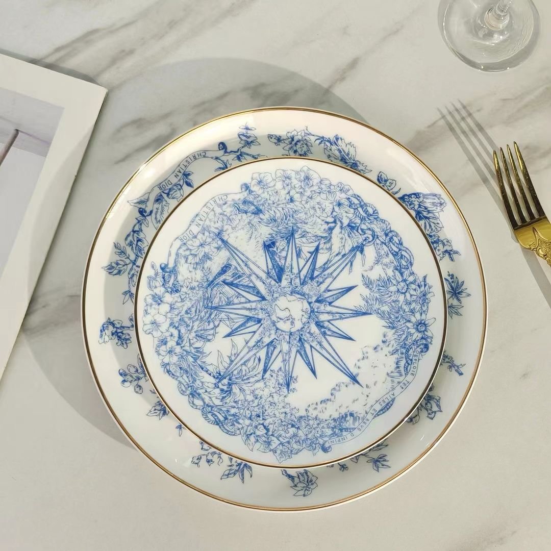 plates set of two plates - Image 3 of 3