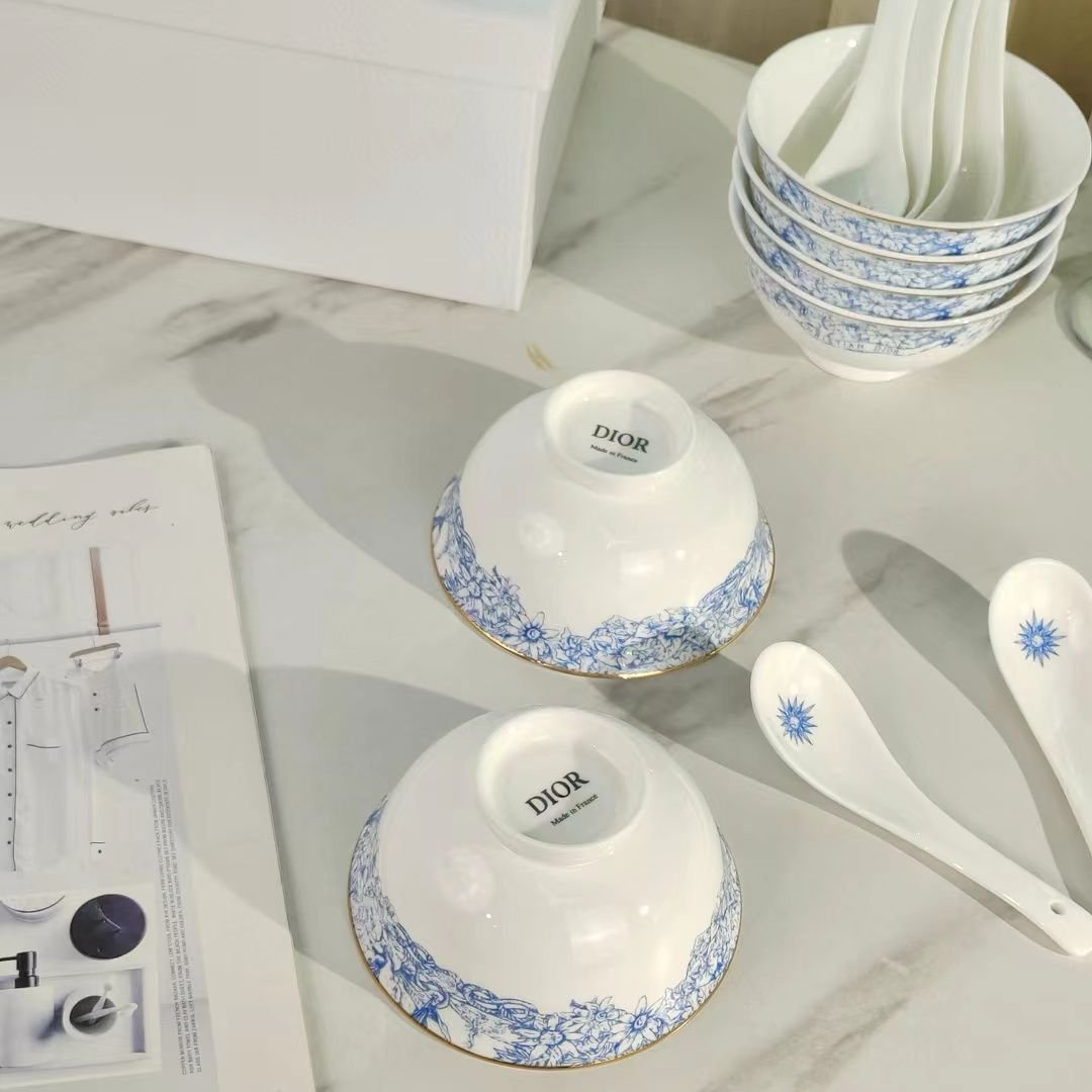 soup bowl set of six - Image 3 of 5