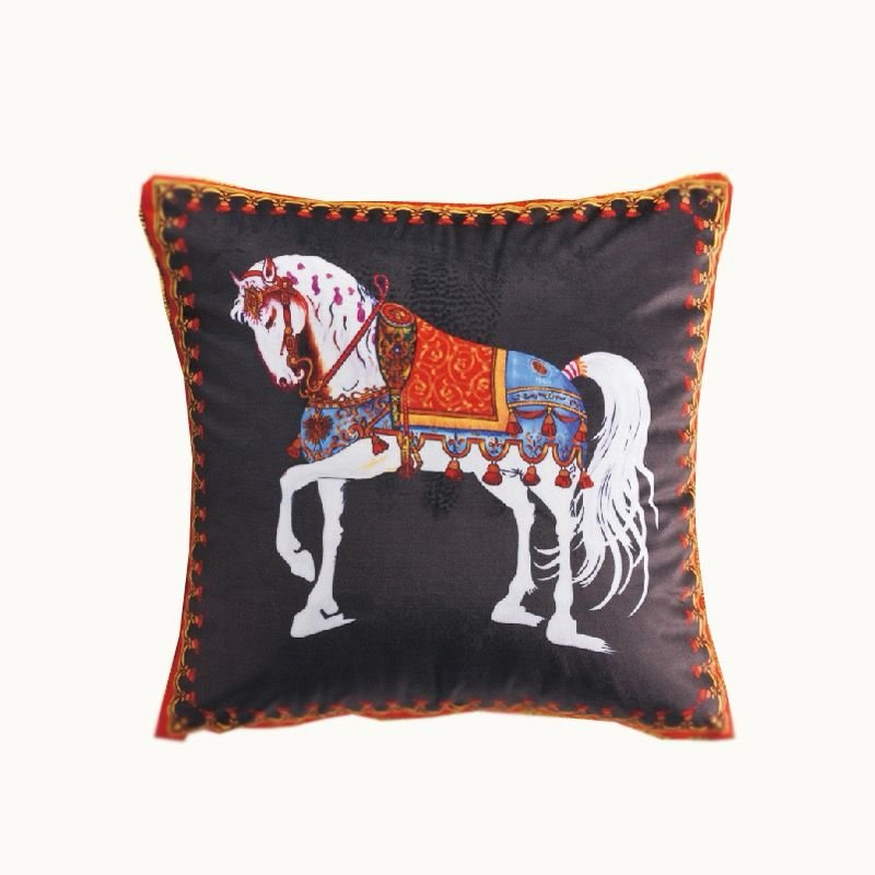 Velvet cushion from Hermes  - Image 9 of 10