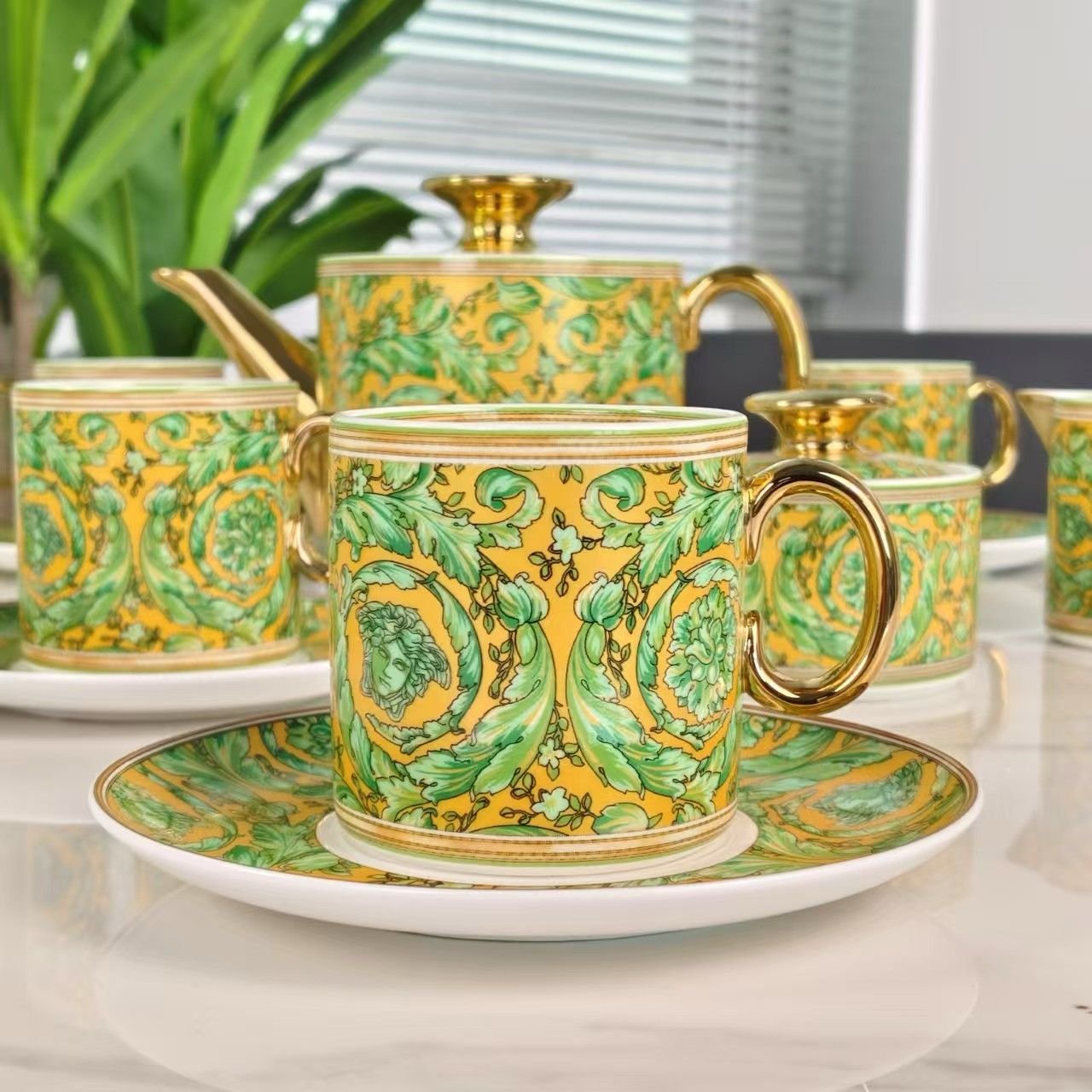 Versace tea set of 15 pieces for six people - Image 2 of 3