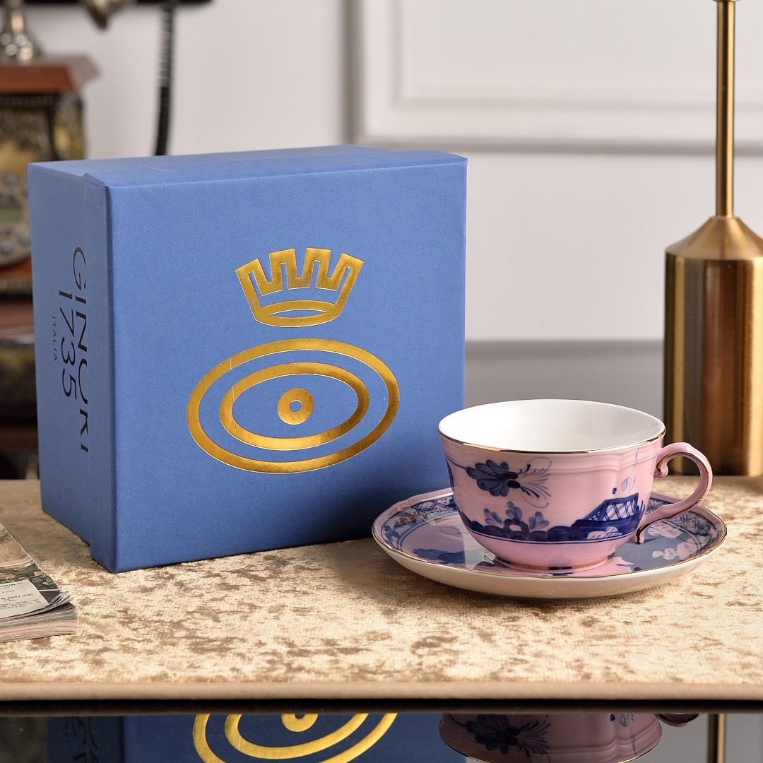 Ginori Single tea cup Pink