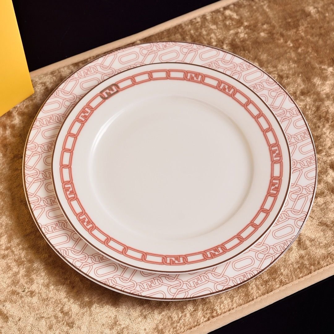 Fendi plates set of two