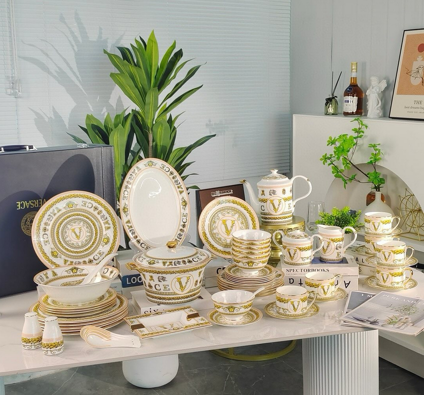 New Product #860 - Versace Dinner set | Aleppo Gift UAE