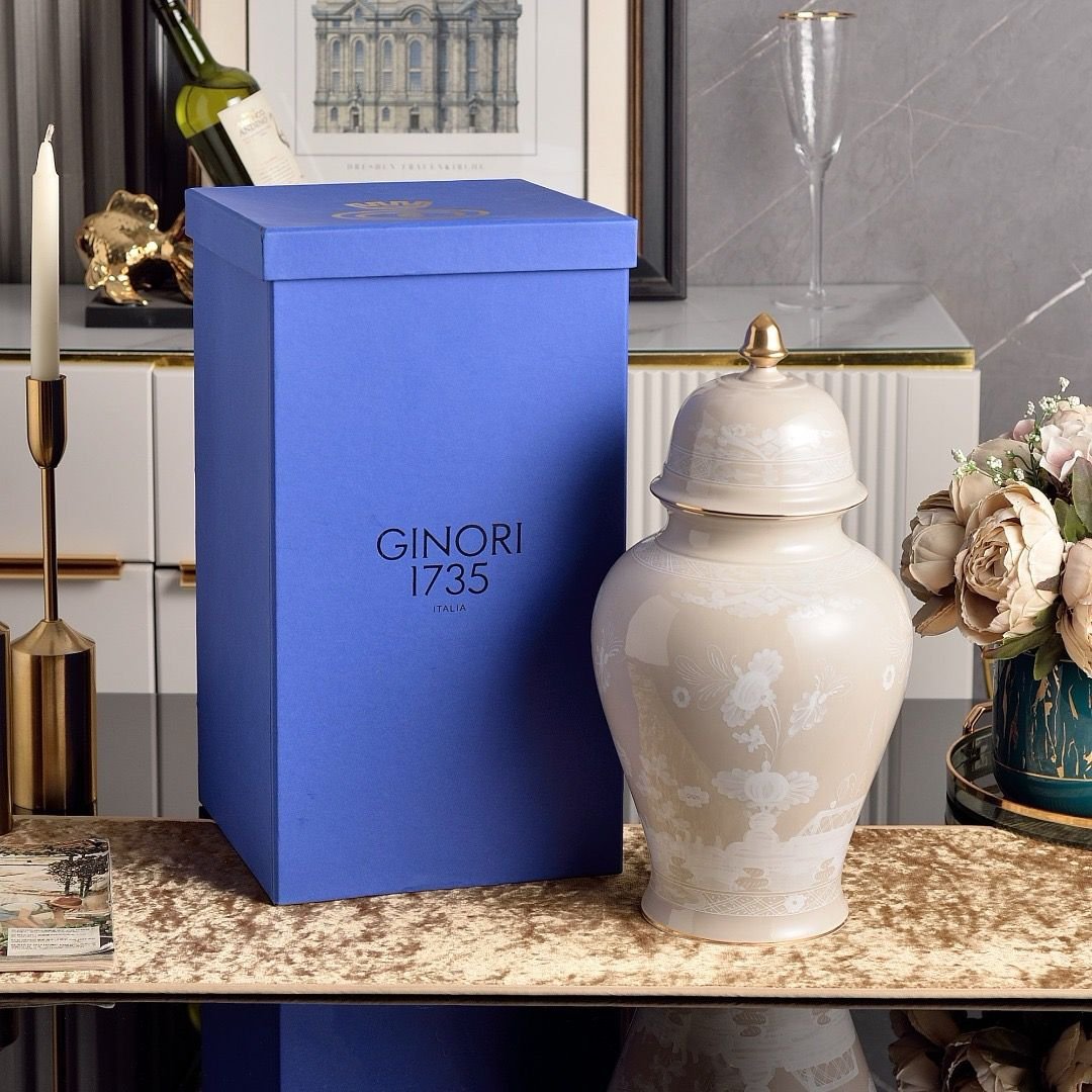 Ginori 1735 Oriente Italiano porcelain vase - Image 7 of 7