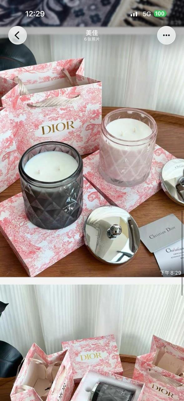 Dior single Candle - Dior Candles | Aleppo Gift UAE