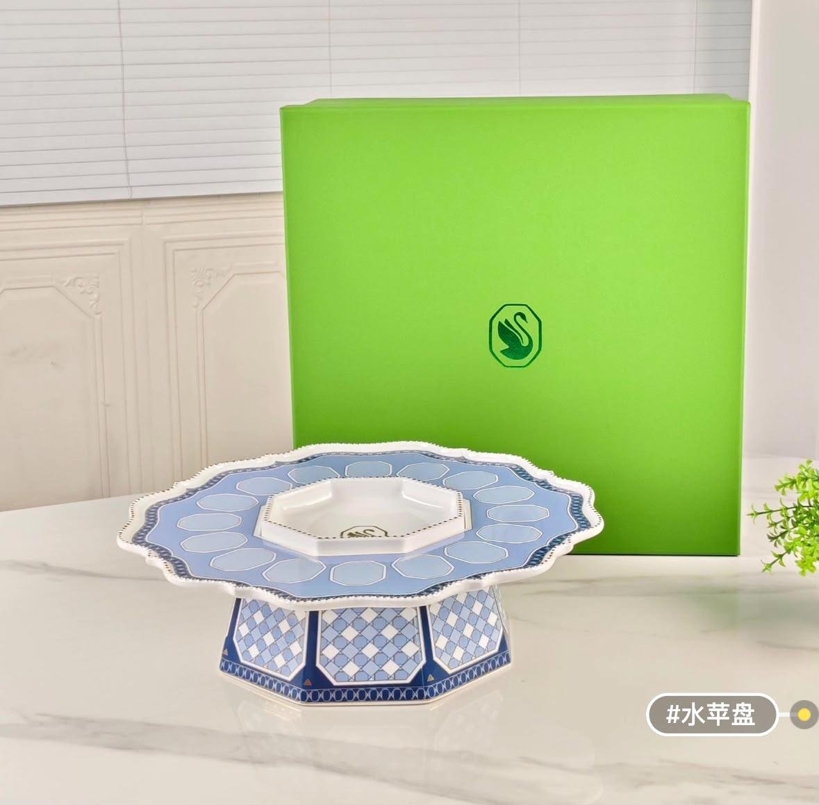 Swarovski Signum cake stand or serving platter - Swarovski Tray | Aleppo Gift UAE